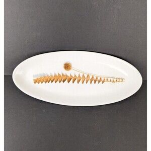 Fougere by Fapor Portugal Fern Oval Serving Platter Plate
